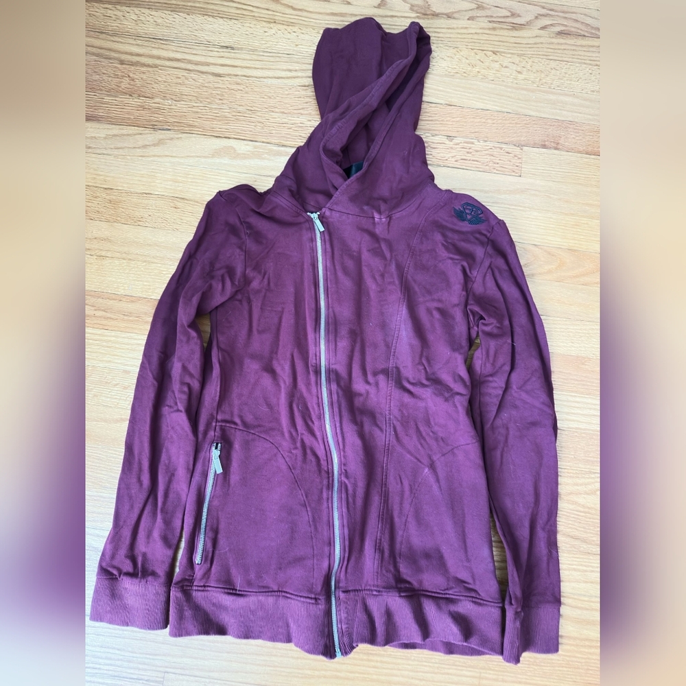 Men's Maroon Zip-Up Hoodie & Pants Set